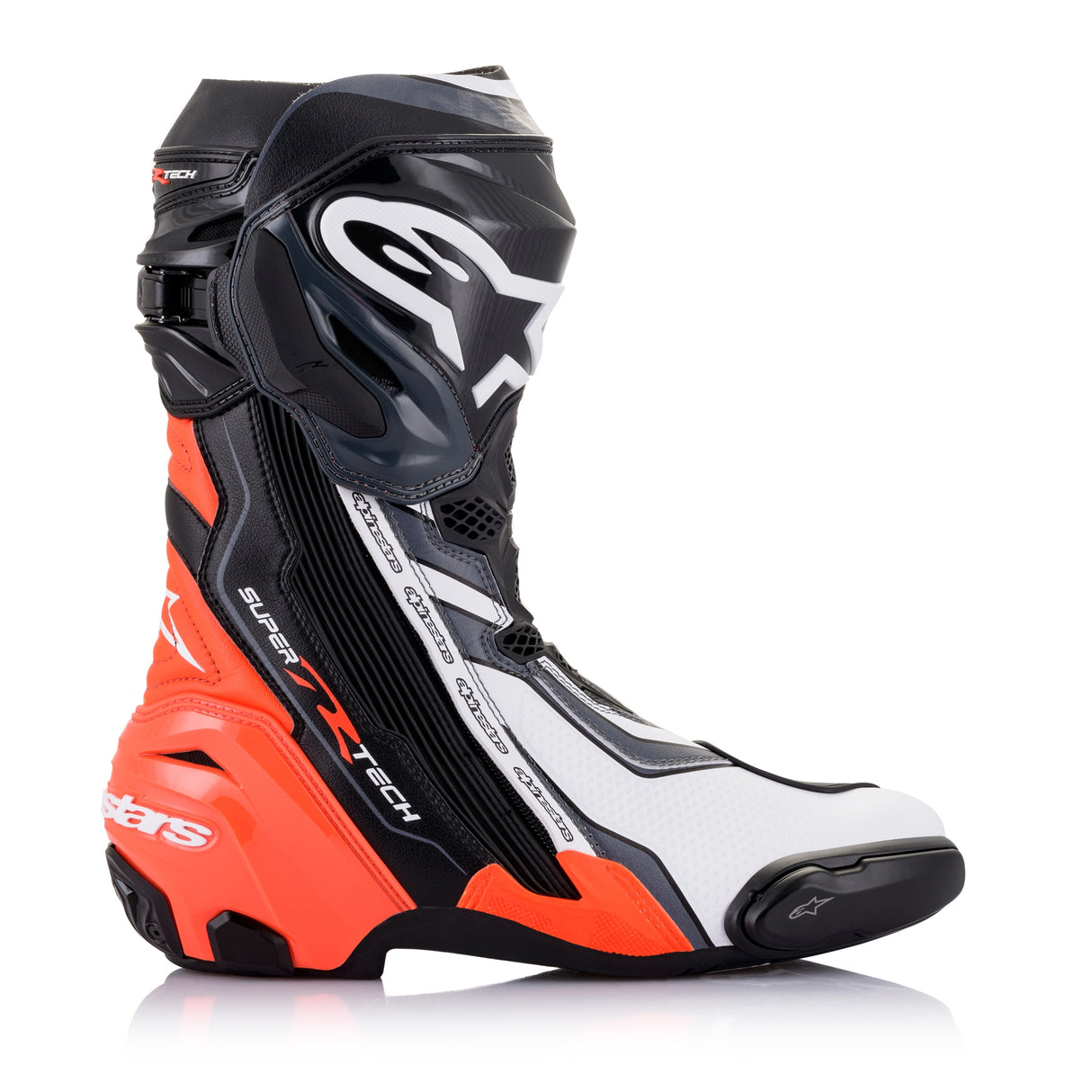 Alpinestars Supertech R Motorcycle Boots Black Red White