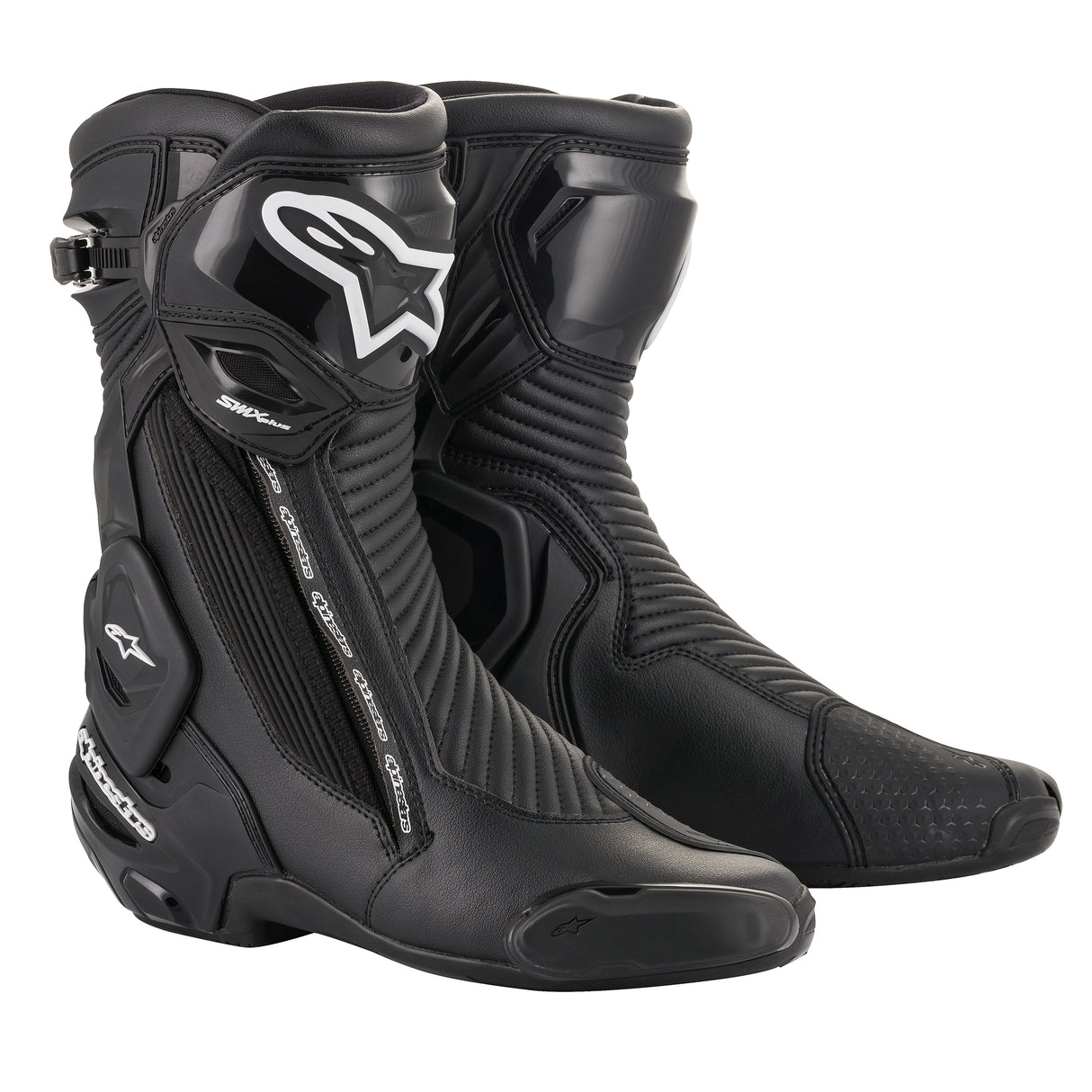 Alpinestars SMX Plus V2 Motorcycle Boots - Black