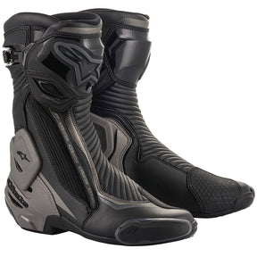 Alpinestars SMX Plus V2 Motorcycle Boots - Black/Grey