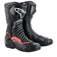 Alpinestars SMX-6 V2 Motorcycle Boots - Black / Red Fluo