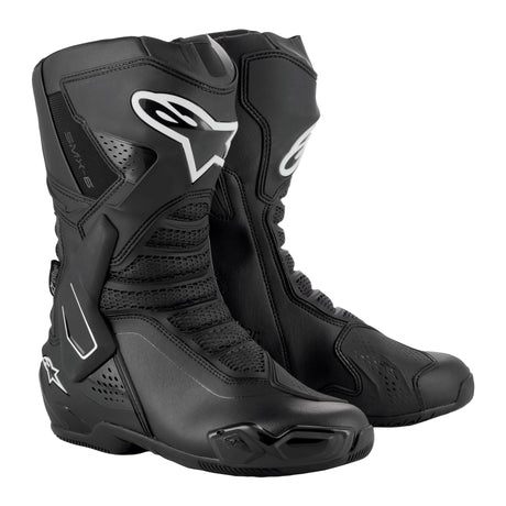 Alpinestars SMX-6 V3 Drystar Waterproof Motorcycle Boots - Black / White