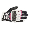 Alpinestars Stella SMX 2 Air Carbon V2 Women's Motorcycle Gloves Pink/White