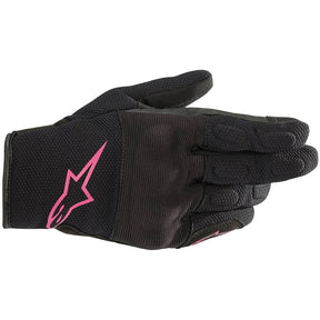 Alpinestars Stella S Max Drystar Women's Motorcycle Gloves Black/Fuchsia