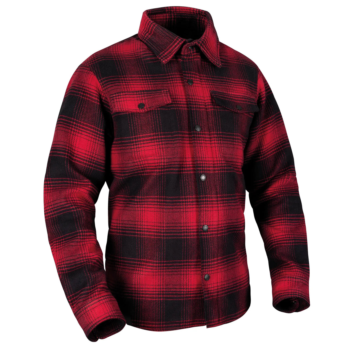 ARMR Prime 2.0 Armoured Mens Motorcycle Shirt Black Red