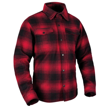ARMR Prime 2.0 Armoured Mens Motorcycle Shirt Black Red
