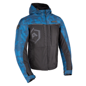 ARMR Suko 1.0 Men's Waterproof Motorcycle Jacket Blue Camo