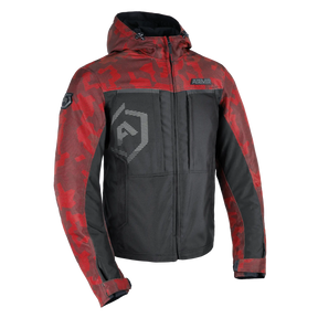 ARMR Suko 1.0 Men's Waterproof Motorcycle Jacket Red Camo