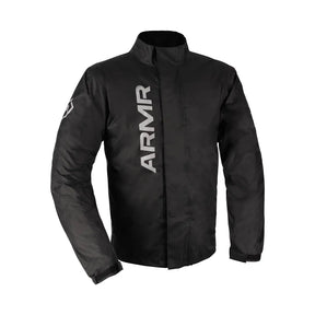 ARMR Dryguard Waterproof Motorcycle Over Jacket Black
