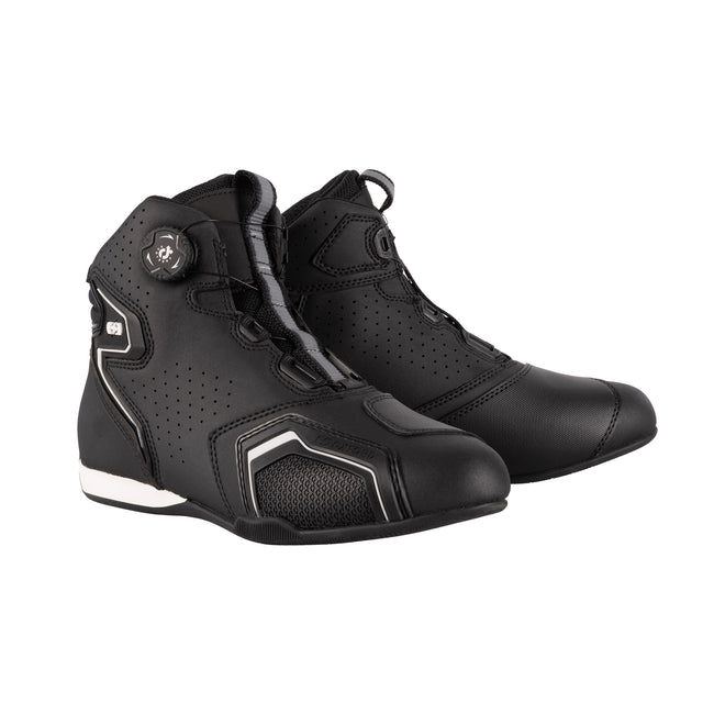 Oxford Helix Air Motorcycle Boots - Black/White