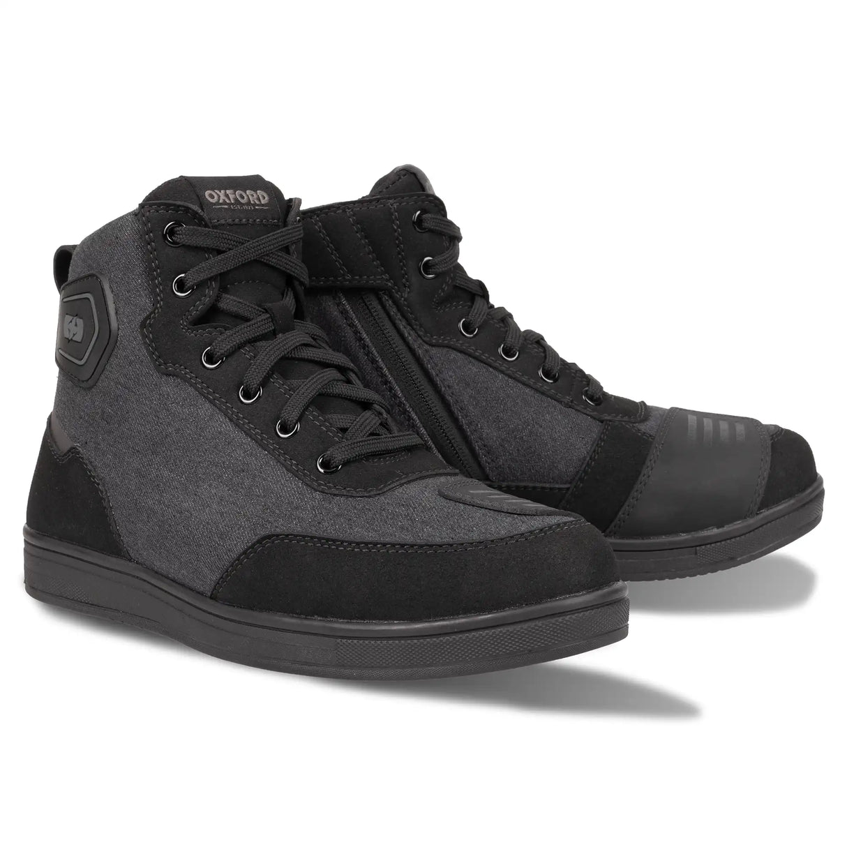 Oxford Heist Dry2Dry Unisex Denim Waterpoof Motorcycle Boot Black
