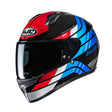 HJC C10 Hiper White Blue Red Motorcycle Helmet