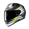 HJC C10 Hiper Yellow Motorcycle Full Face Helmet