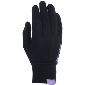 Oxford Deluxe Silk Motocycle Inner Gloves Silk Black