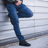 Oxford Super Men‘s AA Slim Motorcycle Jeans Indigo