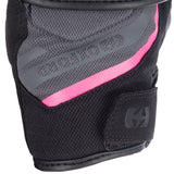 Oxford Dakar 1.0 Women's Motorcycle Gloves Charcoal/Pink