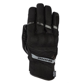 Oxford Dakar 1.0 Women's Waterproof Motorcycle Gloves Stealth Black
