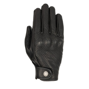 Oxford Henlow Air Women's Leather Motorcycle Gloves Black
