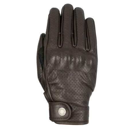 Oxford Henlow Air Women's Leather Motorcycle Gloves Brown