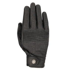 Oxford Kickback Women's Motorcycle Gloves Charcoal