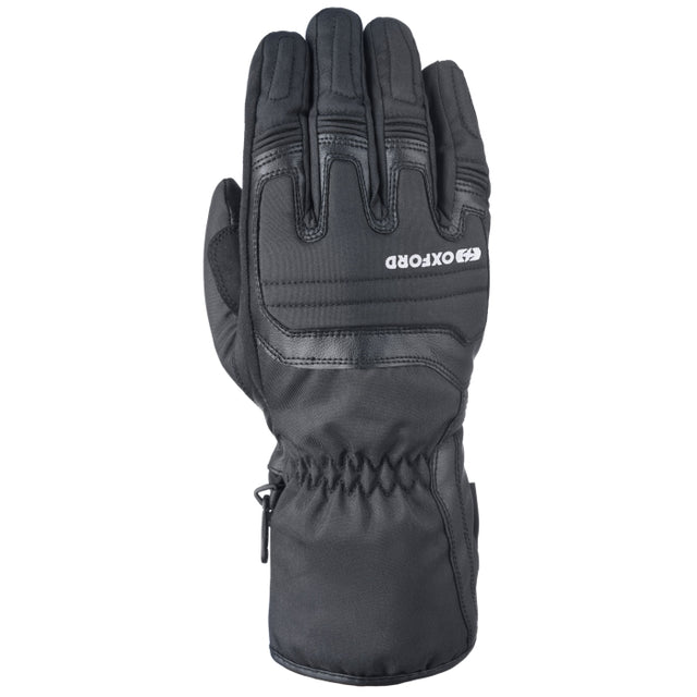 Oxford Spartan Women's Waterproof Motorcycle Gloves Black