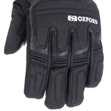 Oxford Spartan Women's Waterproof Motorcycle Gloves Black
