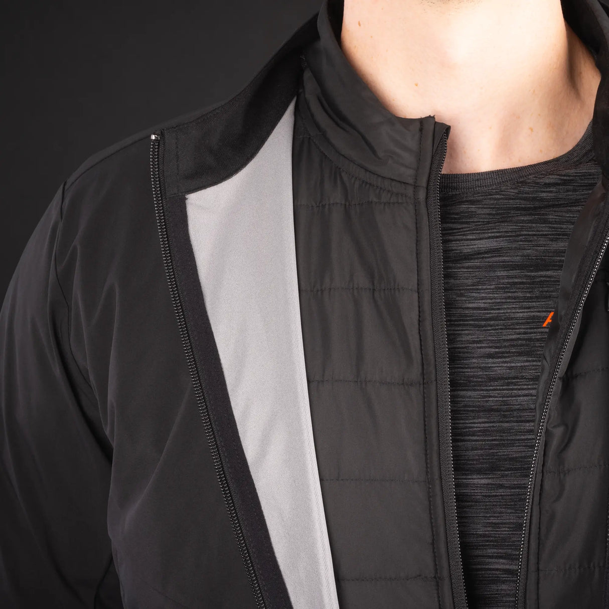 Oxford Atmos Exo Windproof Mid Layer Jacket Black