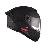 MT Thunder 4 Plain Motorcycle Full Face Helmet - Black