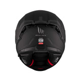 MT Thunder 4 Plain Motorcycle Helmet - Black