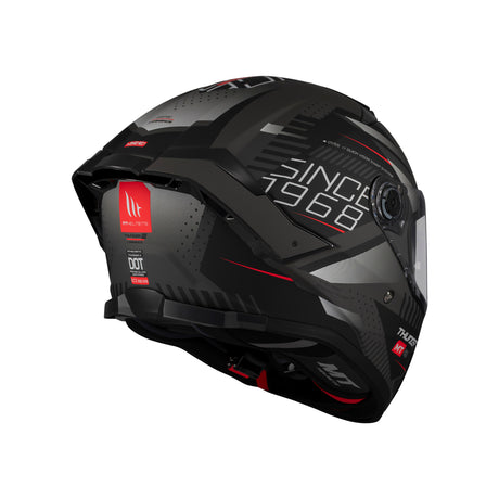 MT Thunder 4 Lumin Motorcycle Helmet - Black