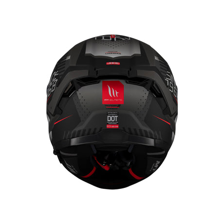 MT Thunder 4 Lumin Motorcycle Helmet - Black