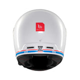 MT Jarama SV Plain Motorcycle Helmet White