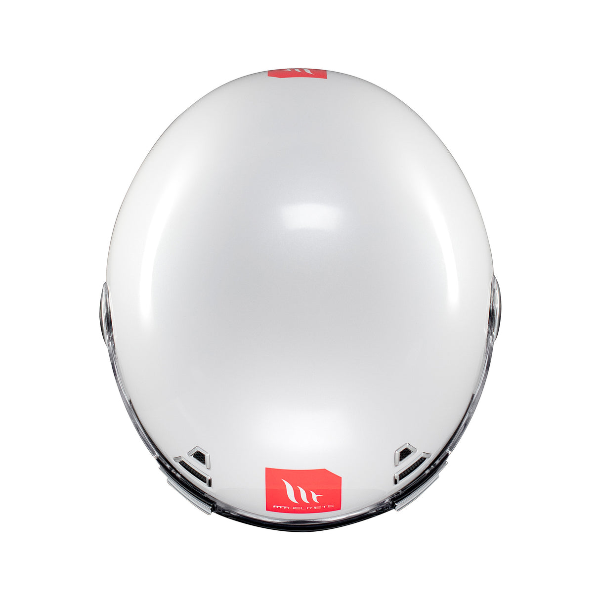 MT Jarama SV Plain Motorcycle Helmet White