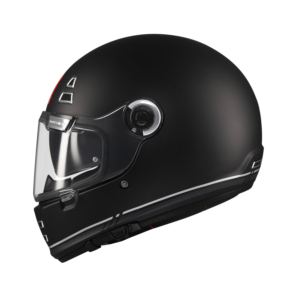 MT Jarama SV Plain Motorcycle Helmet Black