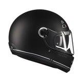 MT Jarama SV Plain Motorcycle Helmet Black