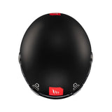 MT Jarama SV Plain Motorcycle Helmet Black