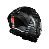 MT Stinger 2 Tron Motorcycle Helmet - Black