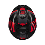 MT Stinger 2 Tron Motorcycle Helmet - Red Black