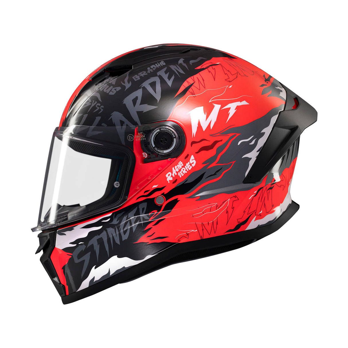 MT Stinger 2 Ardent Motorcycle Helmet - Red
