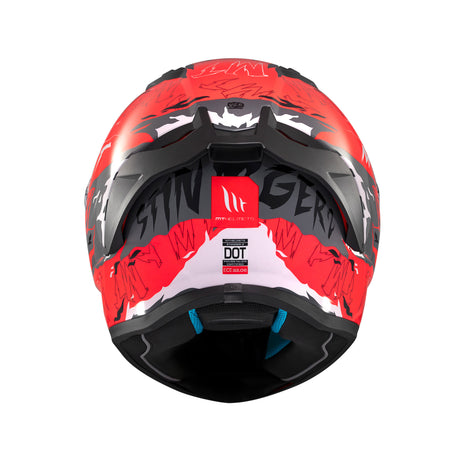 MT Stinger 2 Ardent Motorcycle Helmet - Red