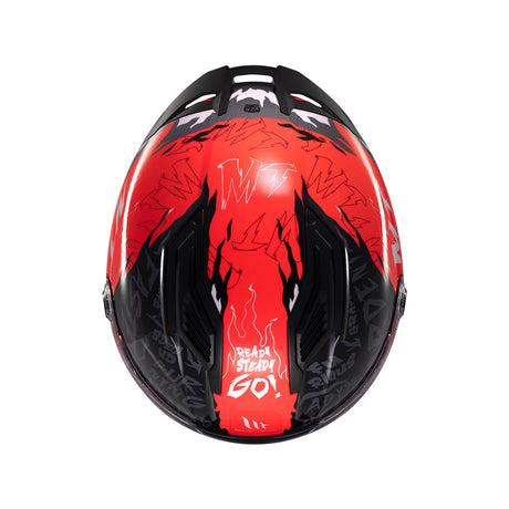 MT Stinger 2 Ardent Motorcycle Helmet - Red