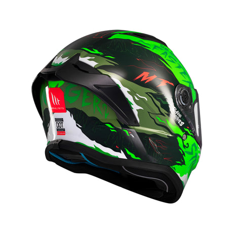 MT Stinger 2 Ardent Motorcycle Helmet - Green