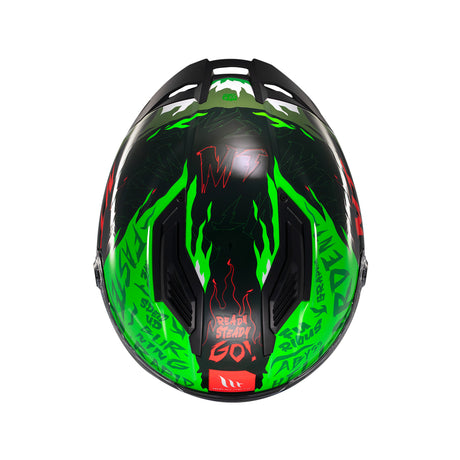 MT Stinger 2 Ardent Motorcycle Helmet - Green