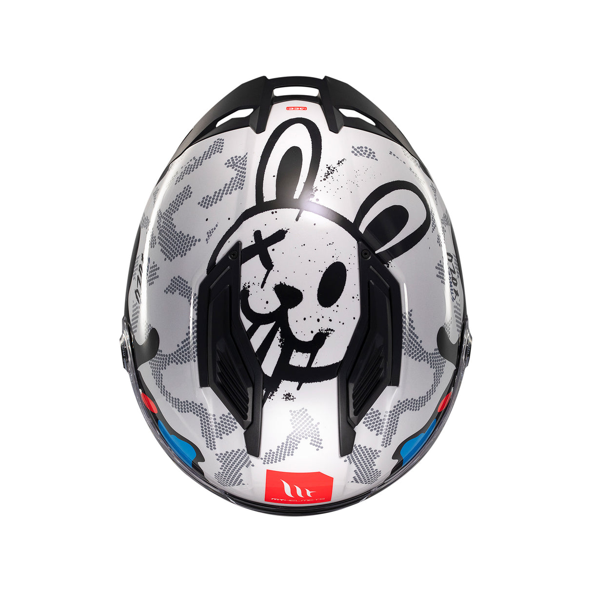 MT Stinger 2 Yozu Motorcycle Helmet - Blue White