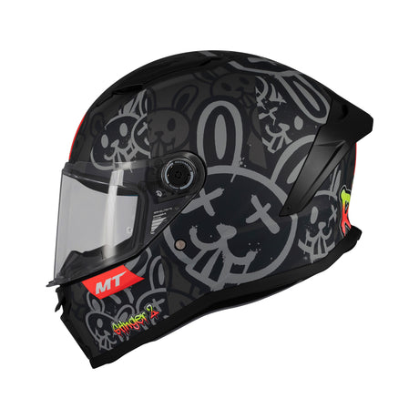 MT Stinger 2 Ram Motorcycle Helmet - Black