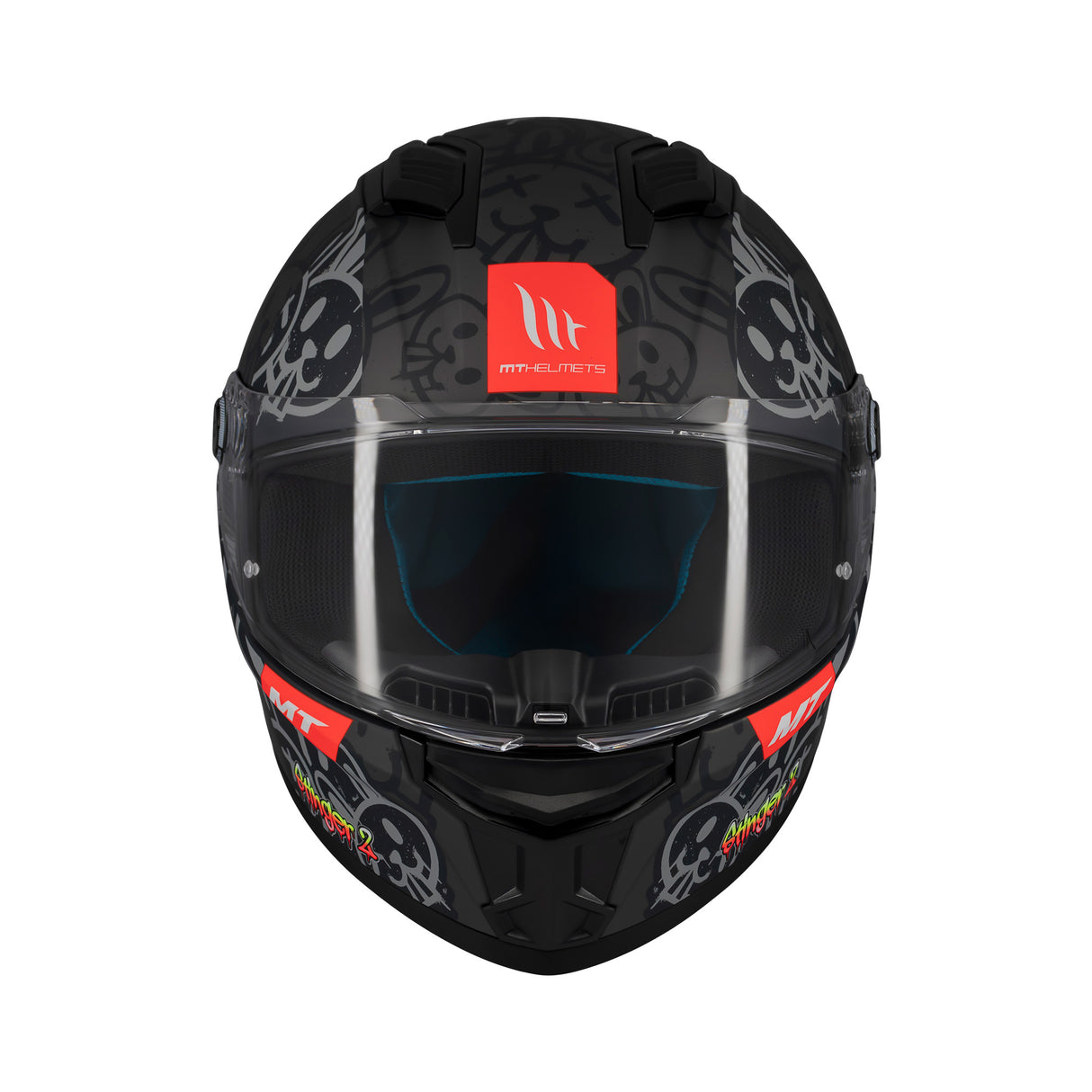 MT Stinger 2 Ram Motorcycle Helmet - Black