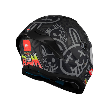 MT Stinger 2 Ram Motorcycle Helmet - Black