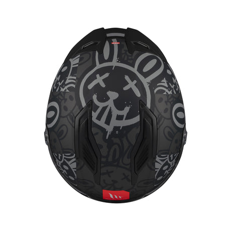 MT Stinger 2 Ram Motorcycle Helmet - Black