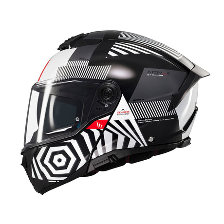 MT Atom 2 Strange Motorcycle Helmet - Black