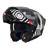 MT Atom 2 Strange Motorcycle Helmet - Black