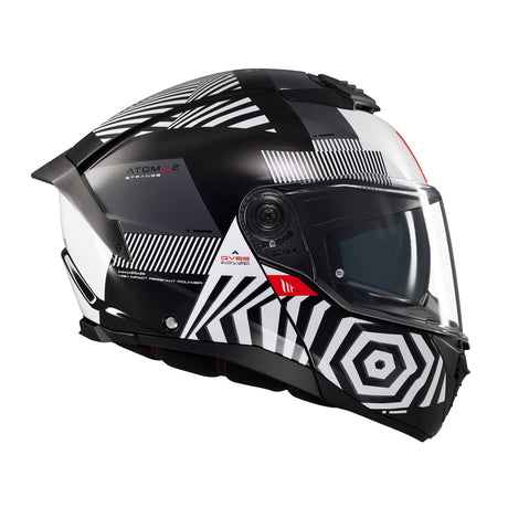 MT Atom 2 Strange Motorcycle Helmet - Black